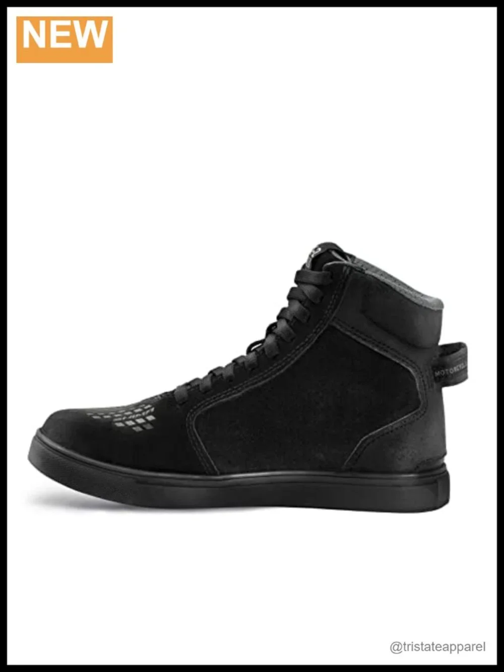 SHIMA SX-2 EVO Motorcycle Shoes Leather Suede Laced Ankle Boots